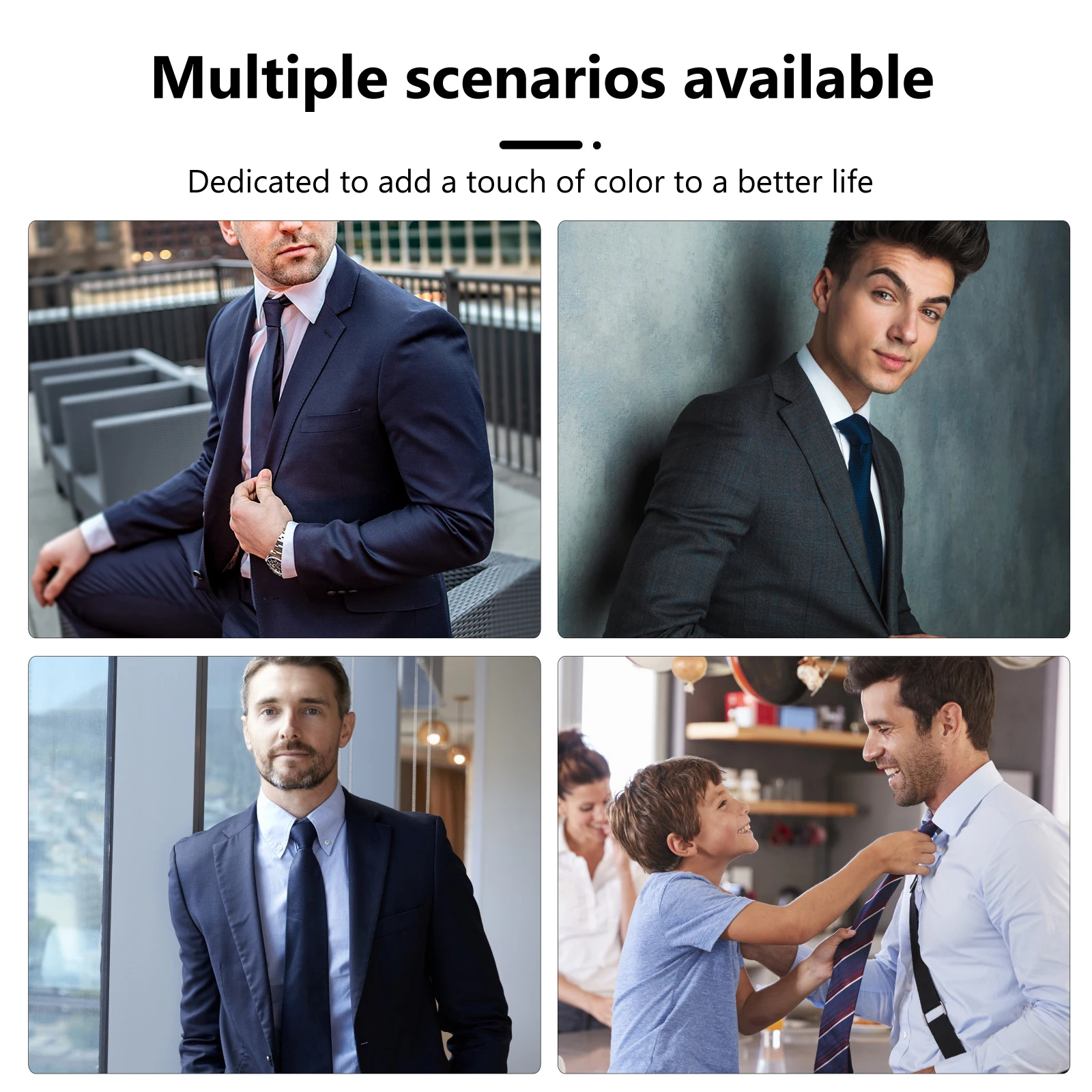 Men Tie Clip Delicate Necktie Clasp Copper Practical Wedding Accessory Strong Durable Stylish Simple Design Suitable All