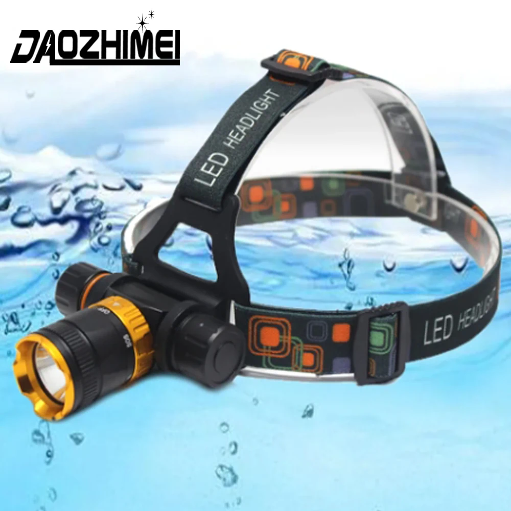 

IPX8 Underwater LED Diving Headlight 5 Mode Waterproof Lighting Swimming Torch Headlamp Camp Head Headlight Lantern