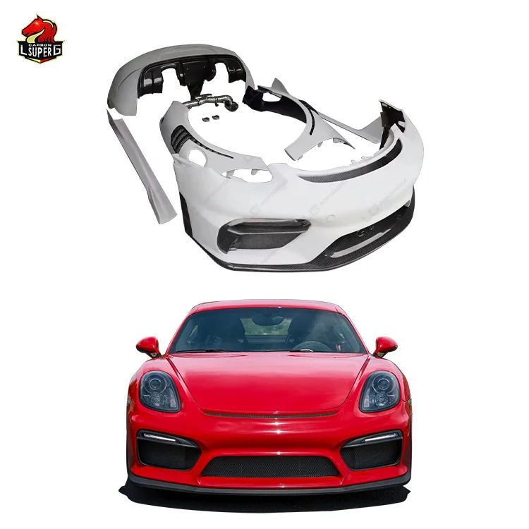 

GT-4 Style Body Kit for 981Front Rear Bumpers Side Skirts Fender Exhaust Tips Bodykit Carbon Fiber
