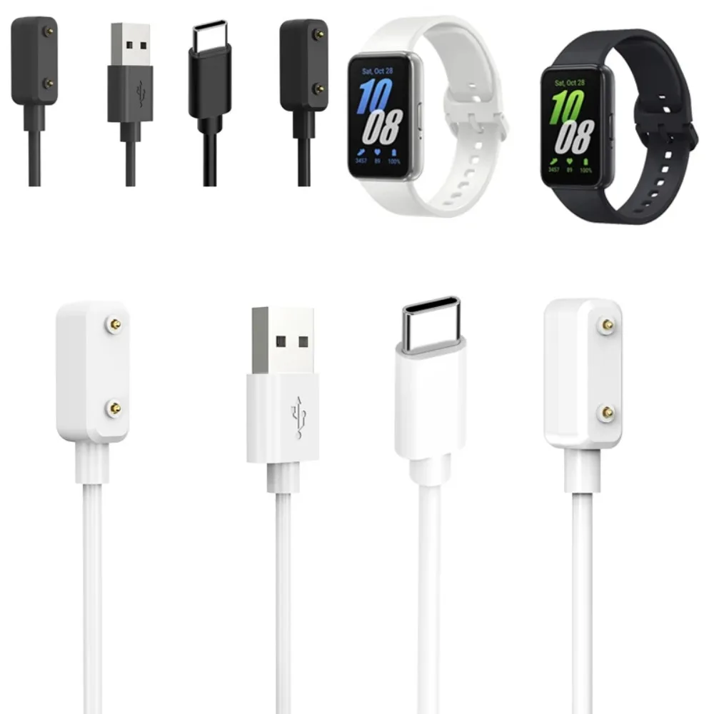 1M Smartband Charging Cable Power Dock Type C Watch Charger Wire Smart Band USB Charger Cord Adapter for Samsung Galaxy Fit 3