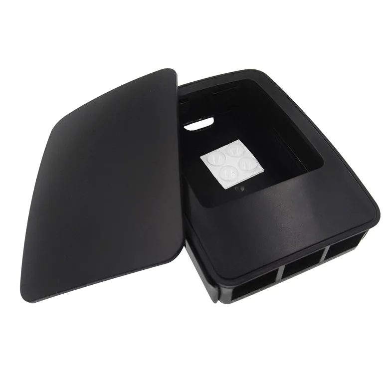 أحدث حافظة رسمية من Raspberry Pi 3 باللون الأسود ABS صندوق حاوية احترافي فقط لـ Raspberry Pi 3 Model B حافظة واقية بلاستيكية