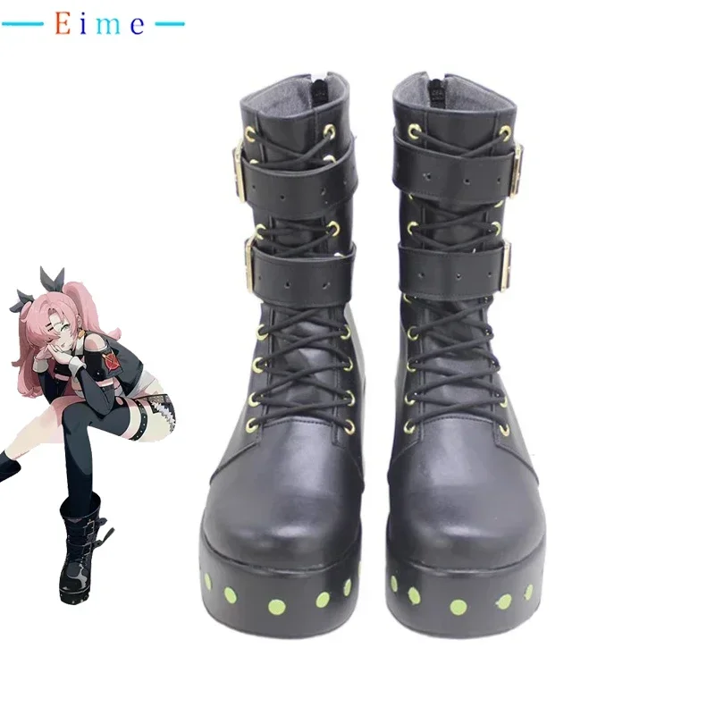 Game Zenless Zone Zero Cosplay Shoes Nicole Demara Cosplay Boots Halloween Carnival Boots PU Shoes Prop Custom Made