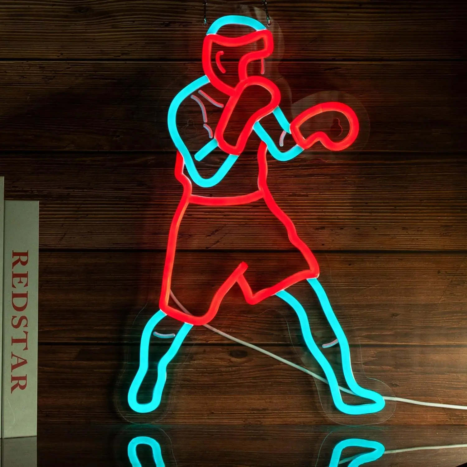 

Неоновые вывески для бокса: USB-светильники с регулировкой яркости для мужской комнаты, спортзала, вечеринки, домашнего спортзала, фитнес-клуба, декор для стен, подарок для любителей бокса и мужчин