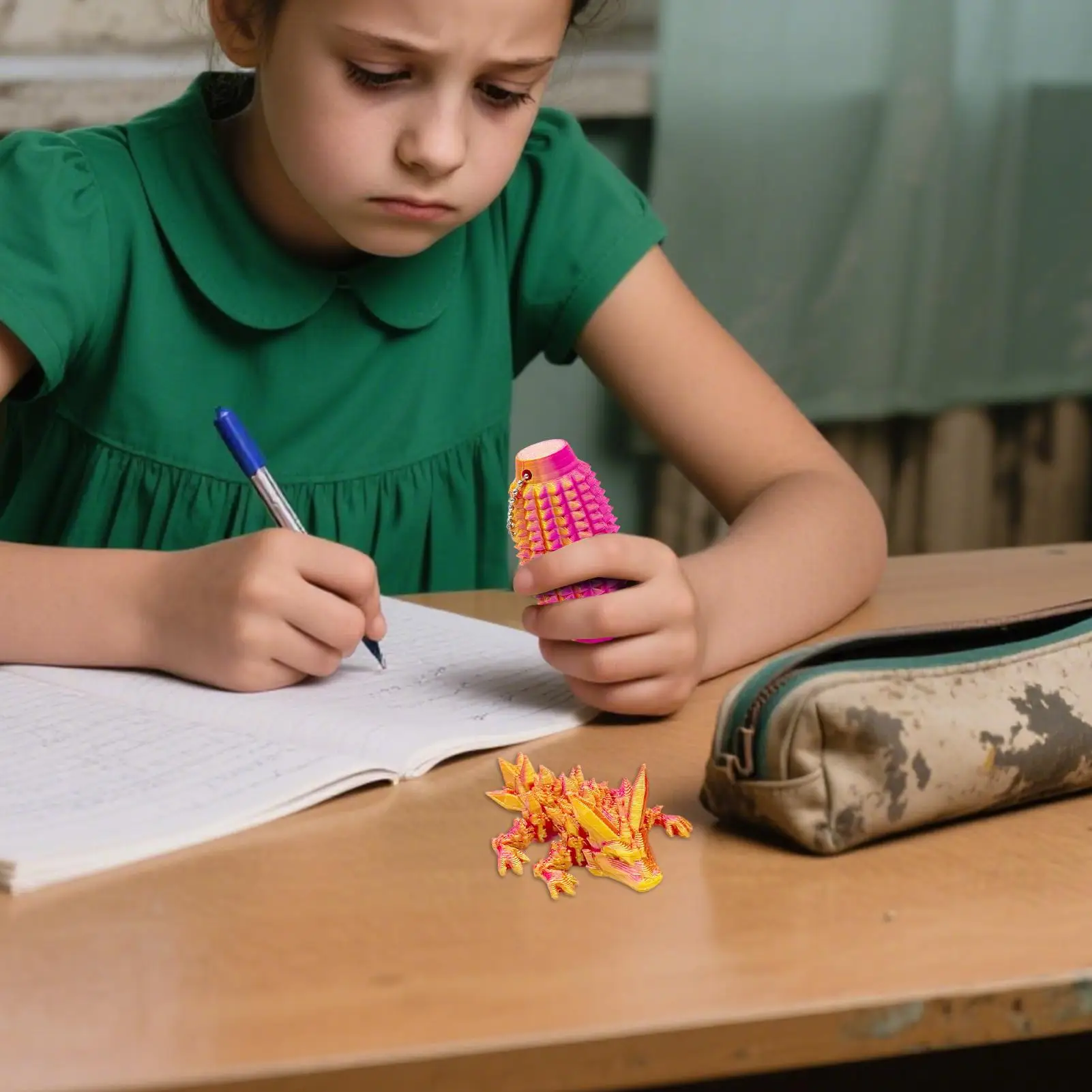 Stim Toy 小型刺激フィジェットおもちゃ 3D プリント鎮静ポータブルスパイキーチャーム抗ストレス大人ティーン学校教室