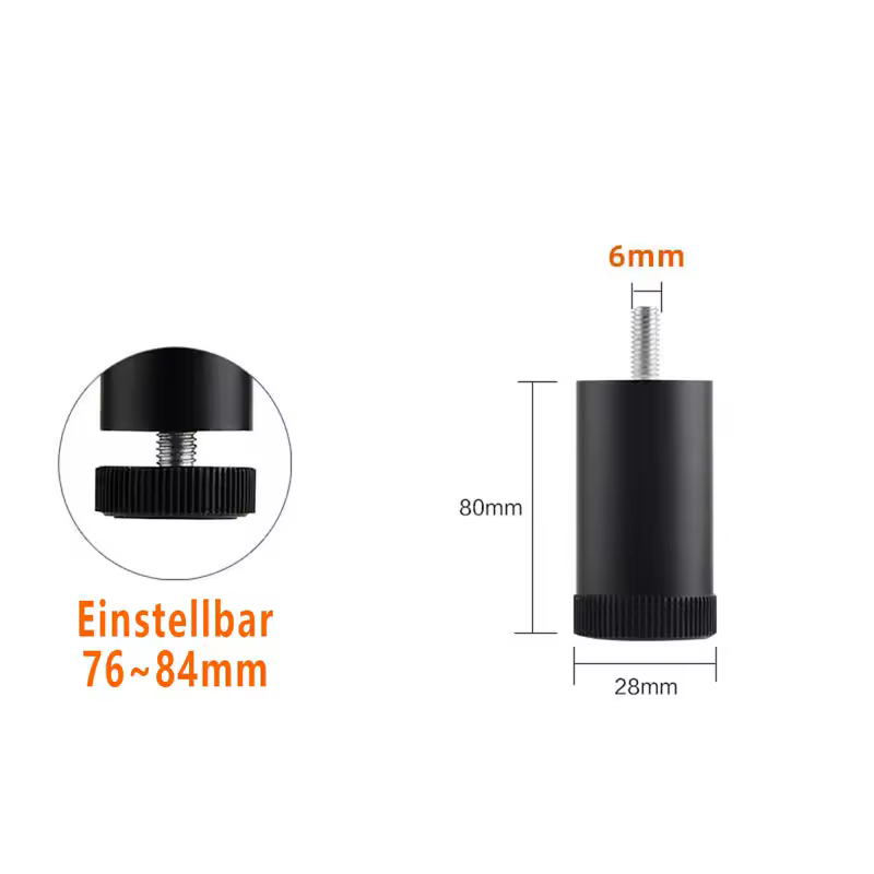 M8~M10 1PCS Adjustable Furniture Leg Aluminum Alloy Table Legs For TV Cabinet,Wardrobe,Raised Refrigerator Washing Machine Feet - Image 30