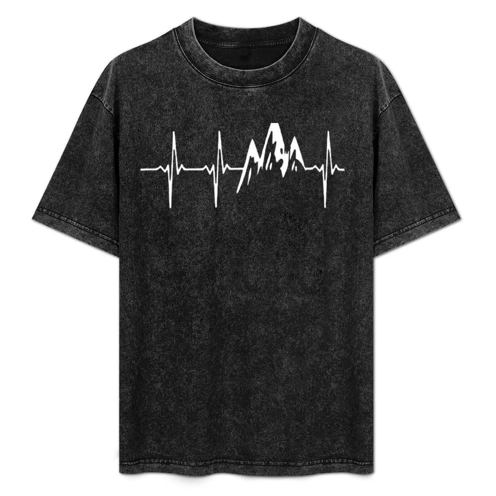 

MOUNTAIN IN MY HEARTBEAT T SHIRT T-Shirt Essential Solid Color T-Shirt