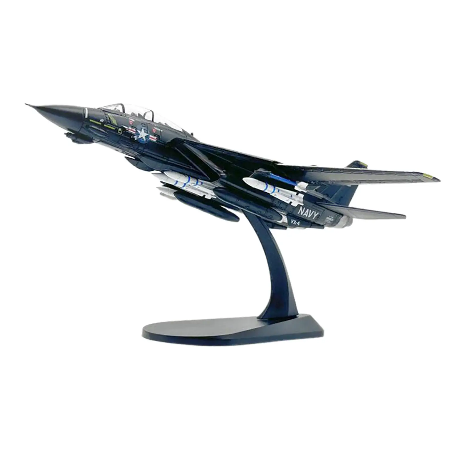 

Alloy 1/100 F14A Fighter Airplane Diecast Model with Display Base for Cafe