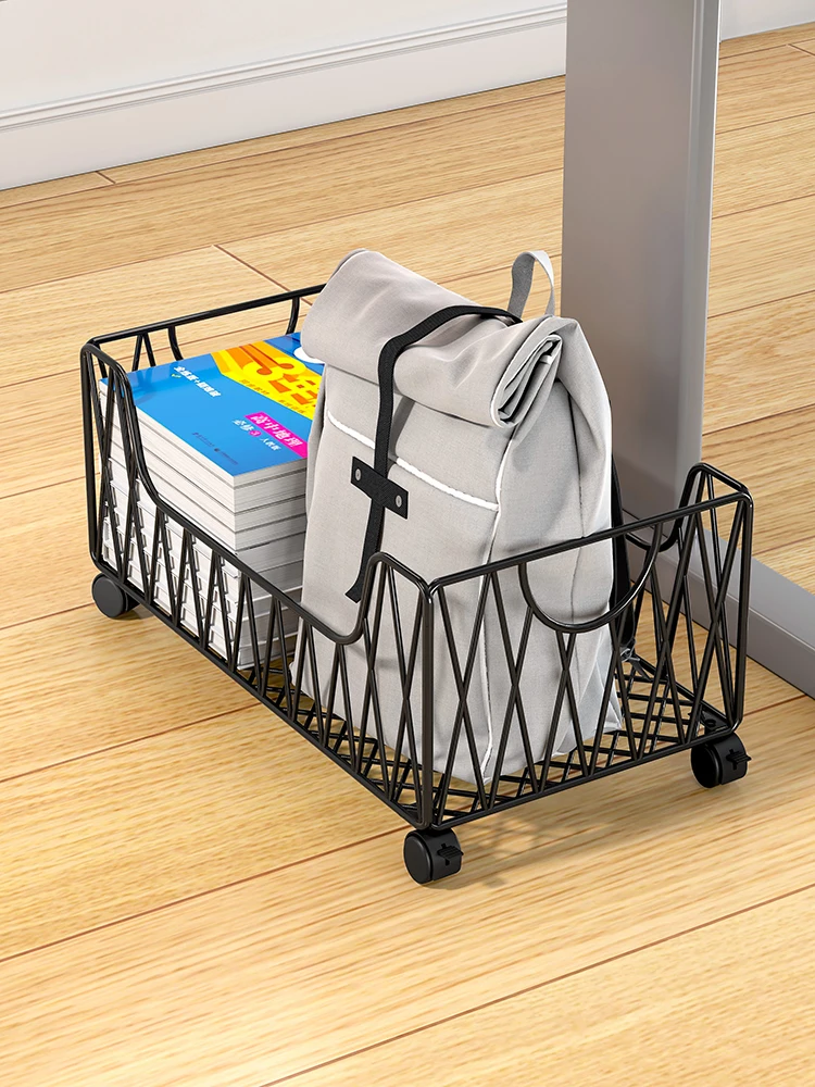 

Мобильный ящик для хранения книг под столом для студентов, для использования в классе, металлический контейнер для хранения книг без крышки