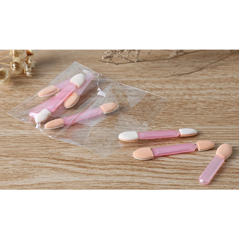 

8pcs Dual-sided Sponge Eye Shadow Stick Lightweight Soft Touch Applicator Brush Non-toxin Portable Cosmetics Accessories