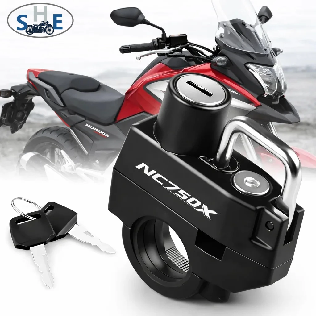 Motorcycle Helmet Lock For HONDA NC750X NC 750X NC750 X 2014-2026 Anti-theft Locker Helmet Lock Locking Device Rustproof