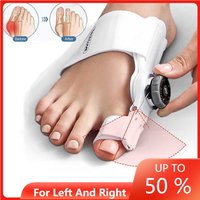 Hallux Valgus Correction Adjustable Left Right Foot Bunion Toe Corrector Treatment Hammer Toe 180° Joint Movable Foot Care