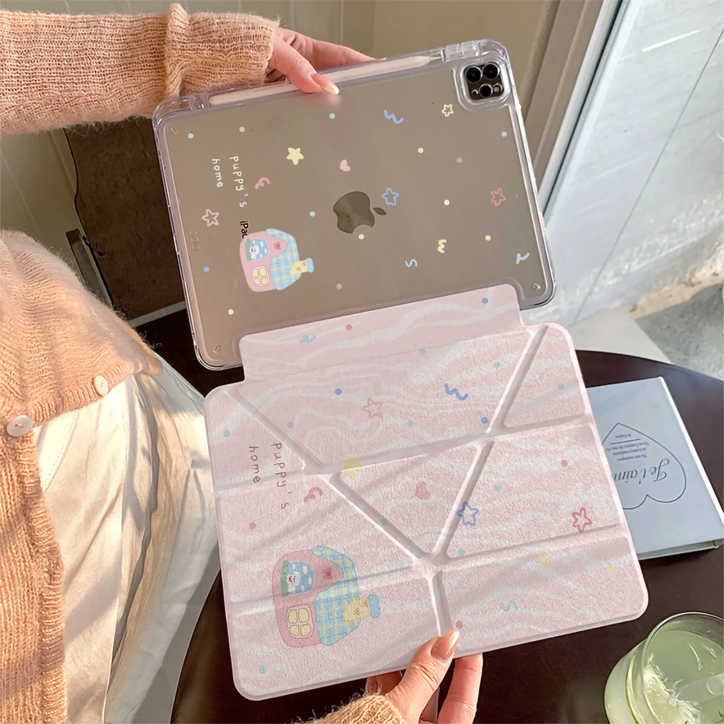 

Новый чехол Ins Pink Puppy Stars для планшетов iPad Pro 11, 12.9, 13 (M4, M5), 9.7, 10.2 (5/6/7/8/9/10/11 поколений), Mini, Air 3, 4, 5, 6, 7