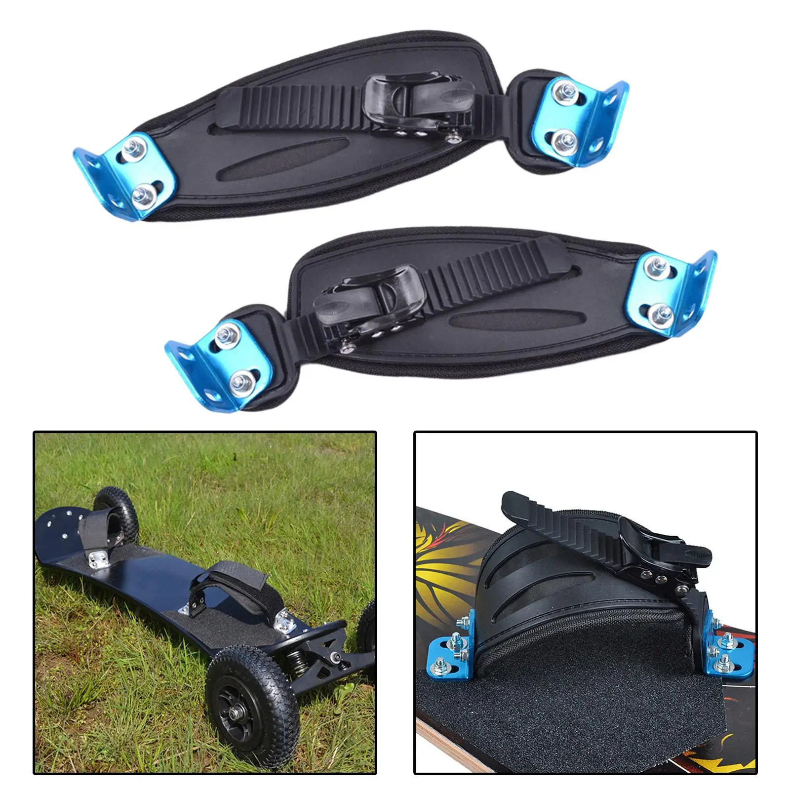 

Feet Holding Strap Durable Skateboard Fastener Kit for Inline Skates and Electric Scooter Foot Support