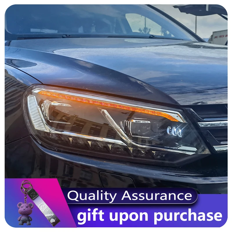 

Аксессуары для автомобилей для VW Volkswagen Touareg 2011-2015 гг., передний фонарь DRL, фара, автомобильный указатель поворота, обновленная светодиодная линза для фар, авто