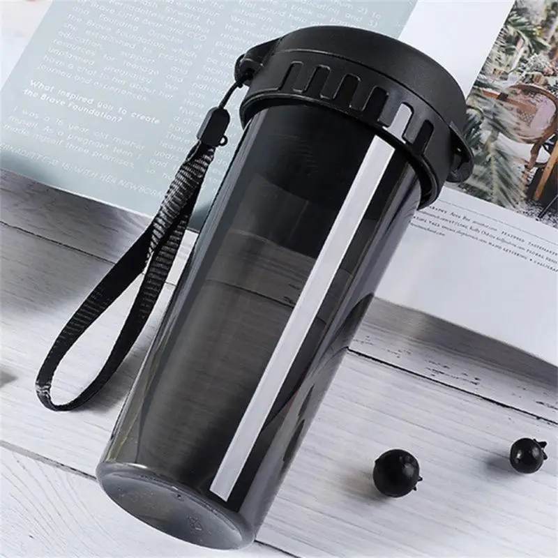 Fall-resistant Cup Food-grade Atmospheric Simple Plastic Water Cup Handy Cup Large Caliber Simple Water Cup Chinese