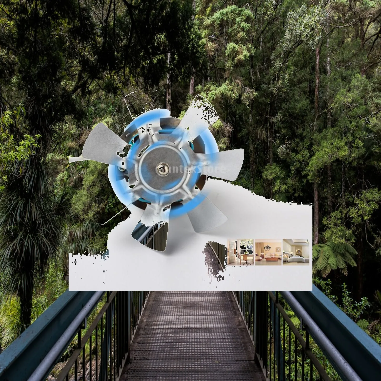 Inline Extractor Fan Quiet Metal Exhaust Ventilator for Home Bathroom Kitchen Wall Duct Air Cooling