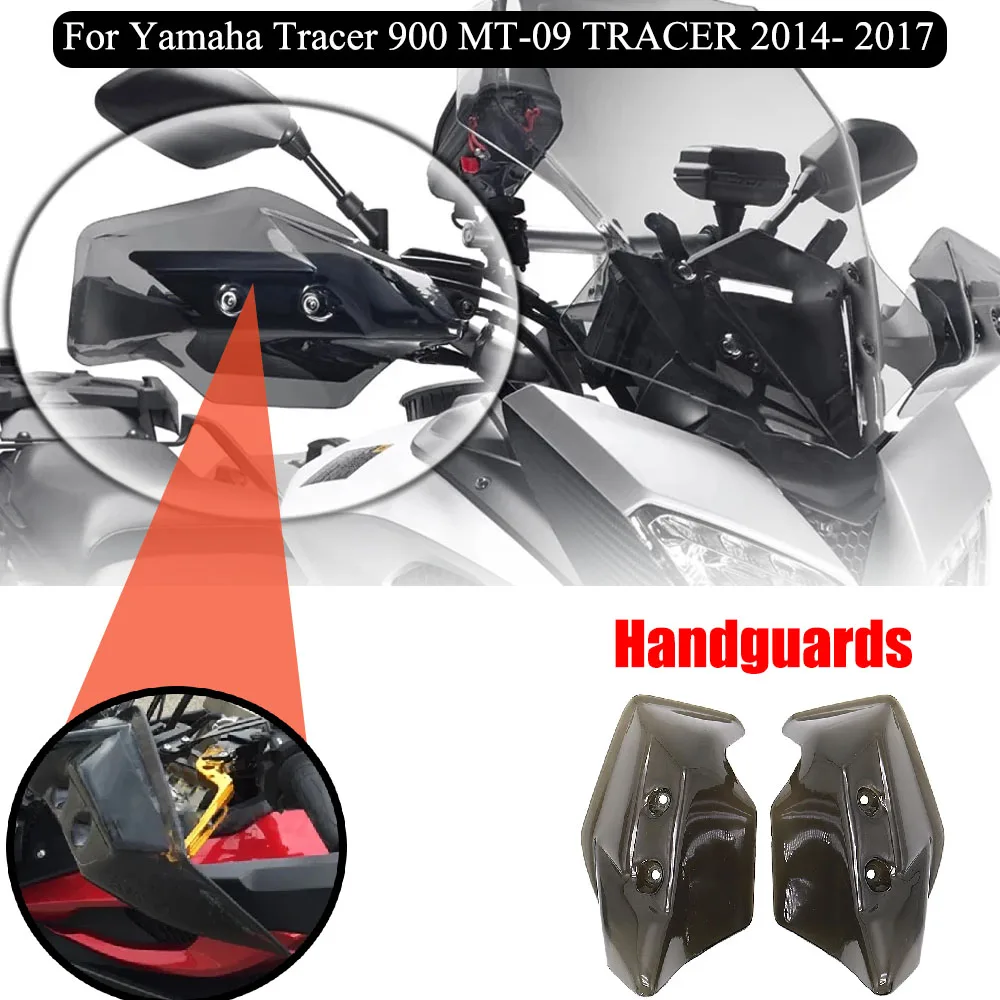 

For Yamaha Tracer900MT-09TRACER2014- 2017Motorcycle Handguards HandGuard Deflector ExtensionHand Protectors WindscreenArmy Green