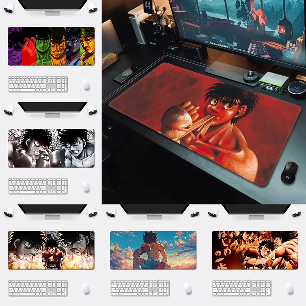 

Hajime No Ippo Mousepad HD Printing Computer Gamers Locking Edge Non-slip Mouse Pad XXL90x40cm Keyboard PC Desk Pad