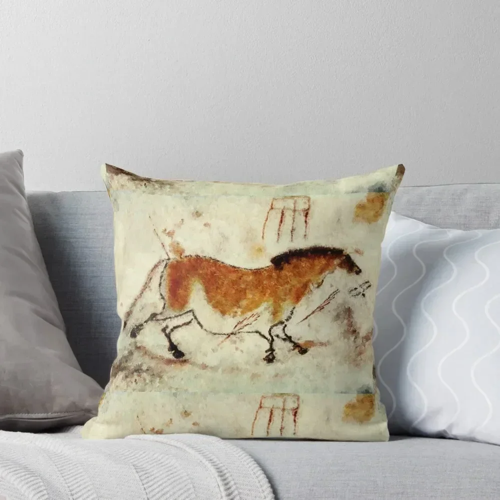 

Lascaux Horse Throw Pillow Luxury Pillow Cover Cushion Child Covers For Sofas pillow