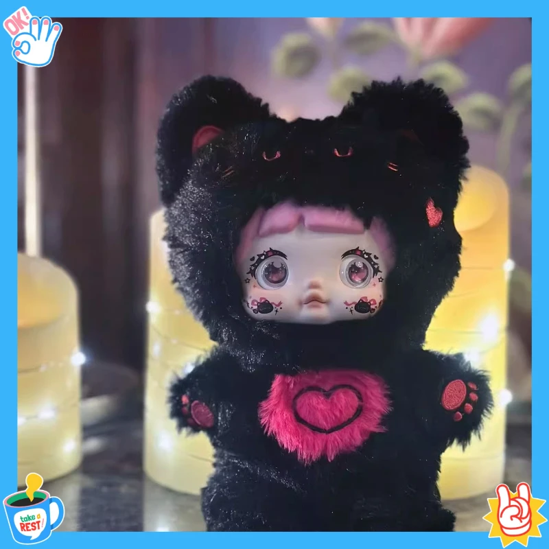 Figuras da série sem parar, brinquedos da moda, animais de pelúcia e chaveiros Torta de arroz da Nomi Caixa cega fofa instalada diversão e adorável