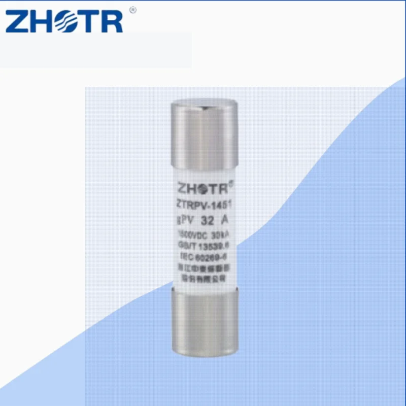 

Photovoltaic DC fuse ZTRPV-1451 DC1500V 14 * 51 30ka 32A