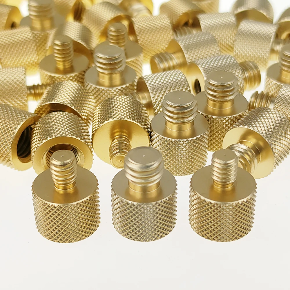 1/4 to 3/8 Inch Screw Universal Camera Conversion Screw Tripod Ballhead Quick Release Mount Adapter