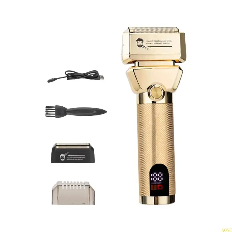 A0NC Electric Shaver Foil for Men Electric Shaver Rechargeable Grooming Shaver