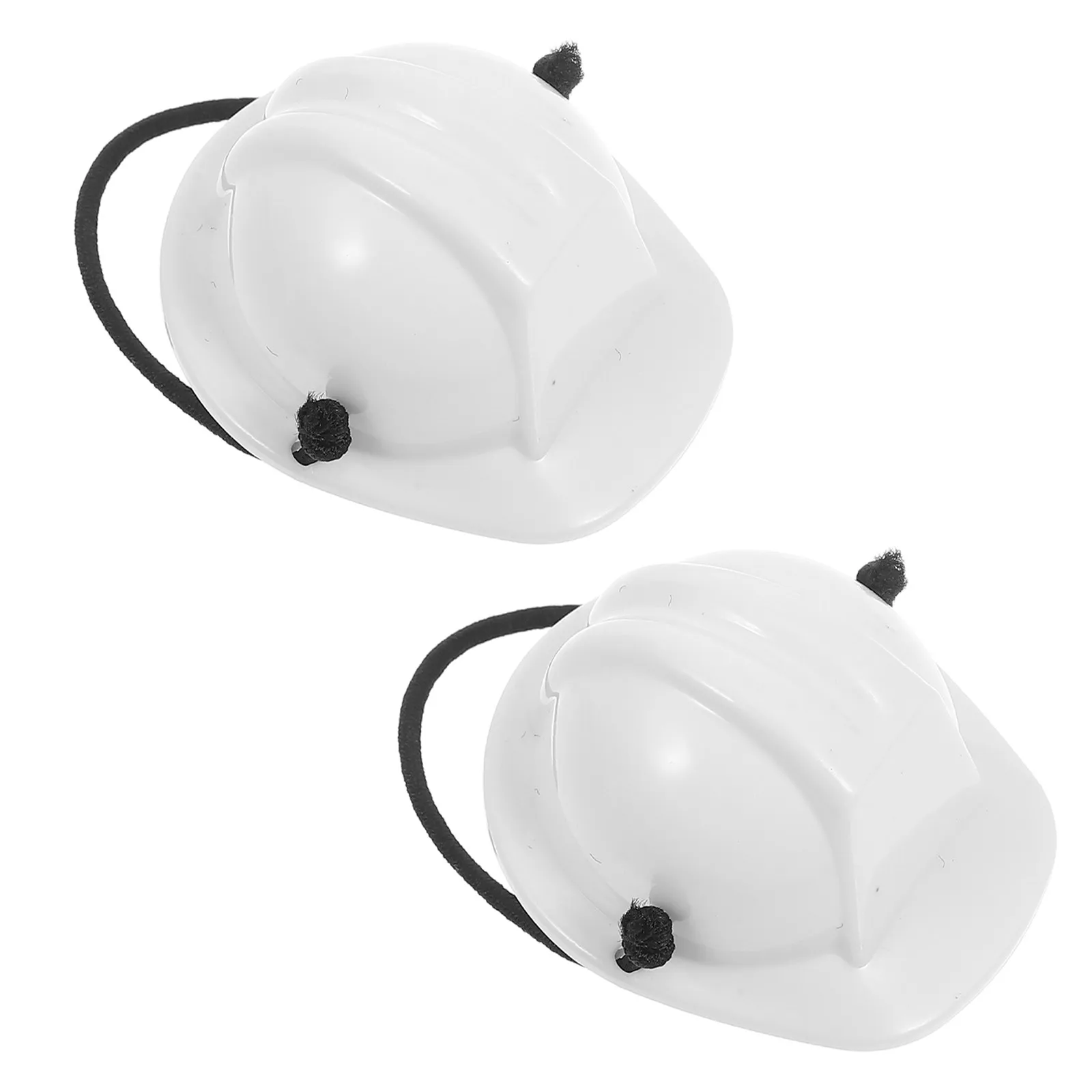 

2Pcs Mini Pet Safety Helmets Construction Hard Hats Adjustable Spring Rope for Small Animals Outdoor Protection Craft Use