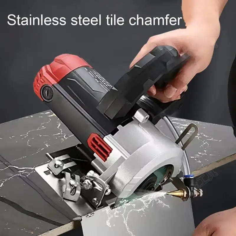 Ceramic Tile Cutting Tool 45 Degree Stainless Steel Tile Chamfering Tool User-Friendly Chamfering Device With Handle For