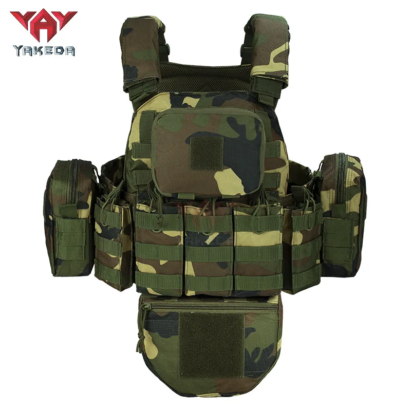 YAKEDA New Camouflage Multifunctional Tactical Undershirt Outdoor Hunting Competition Vest Equipment Airsoft Tactical Accessorie