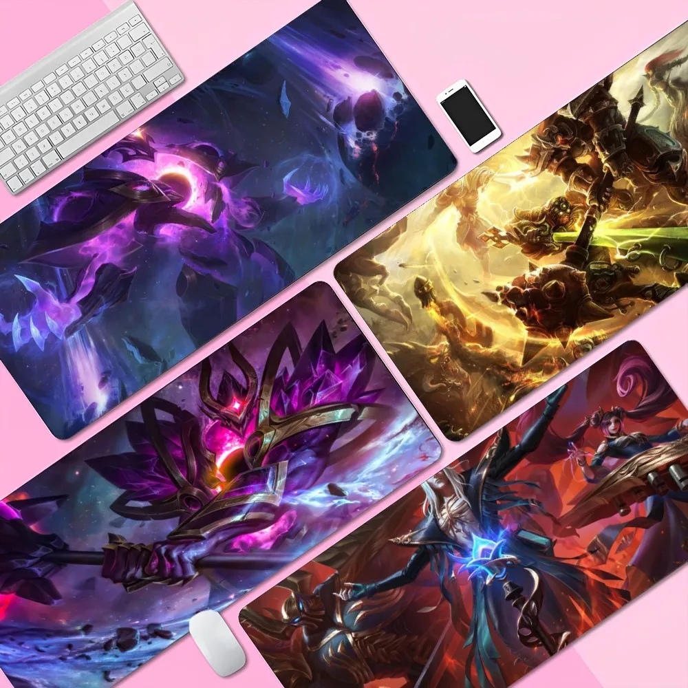 Mordekaiser League Of Legends Animation Office Computer Desk Mat Table Keyboard Big Mouse Pad Laptop Non-slip For PC Mouse