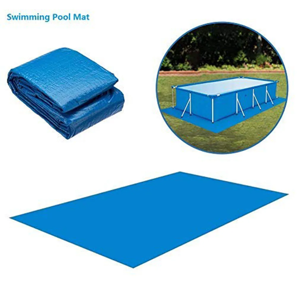 

Solar Pool Cover Rectangular Foldable Waterproof Inflatable Pools Above Ground Pool Groundsheet Pool Equipment Parts