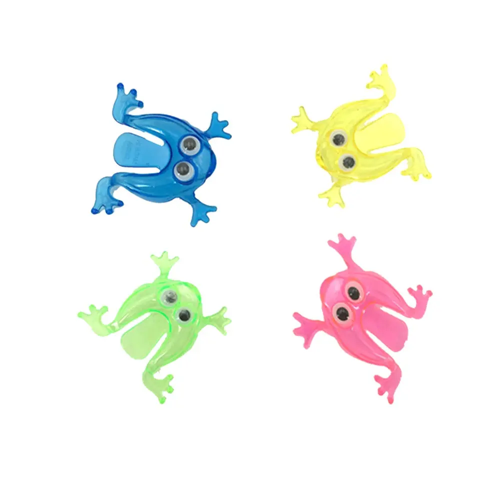 

50Pcs Mini Jumping Frog Bouncing Clear Finger Pressing Fun Party Favors Kids Birthday Gifts Mini Jumping Toys Kids Party Favors