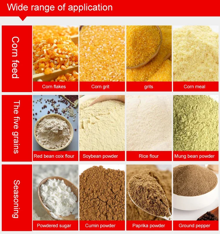 Wholesale Price Automatic Wheat Corn Small Sorghum Mill