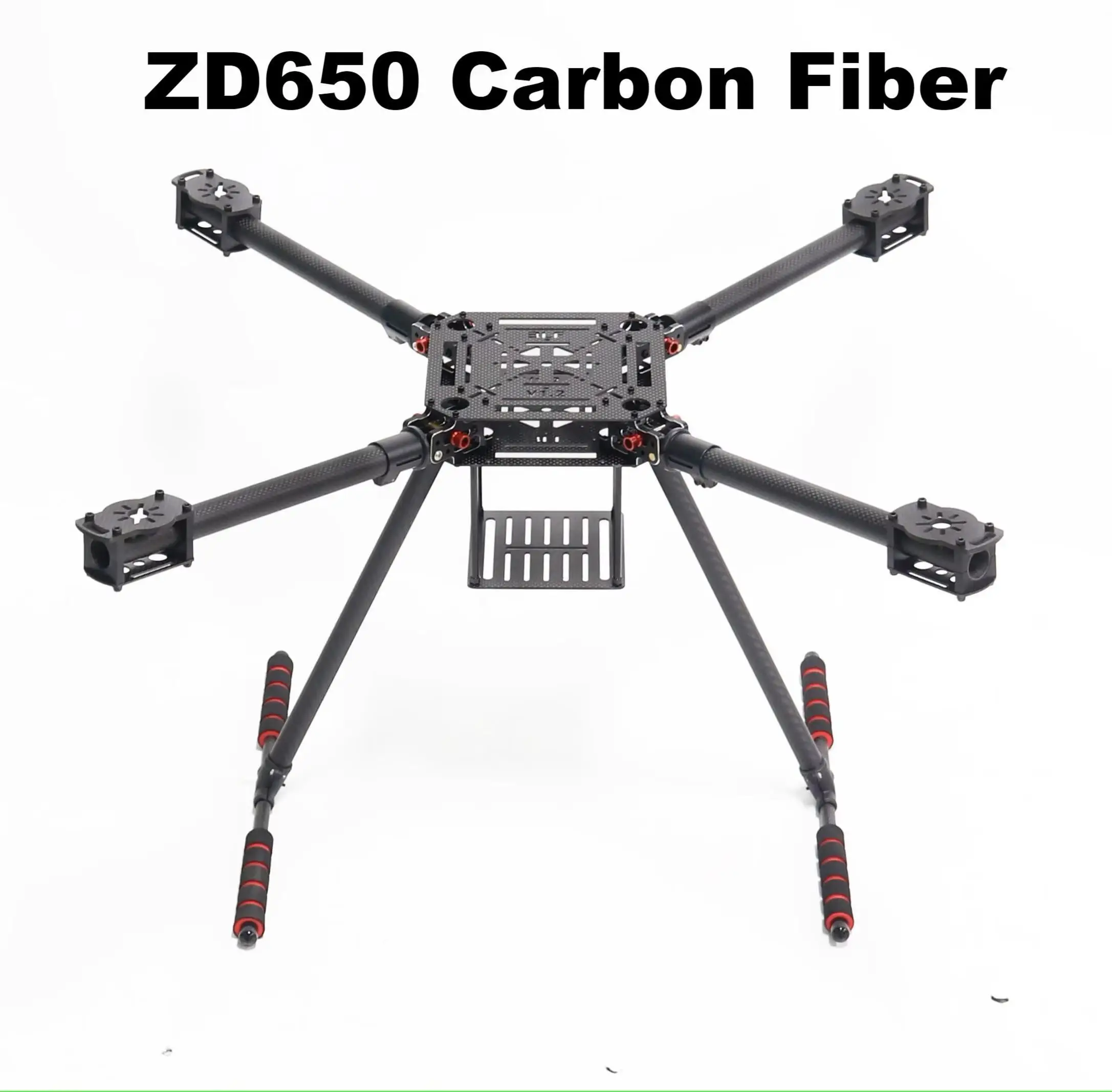 

FPV ZD650 650mm Carbon fiber Quadcopter Frame FPV Quad with Carbon Fiber Landing Skid F650