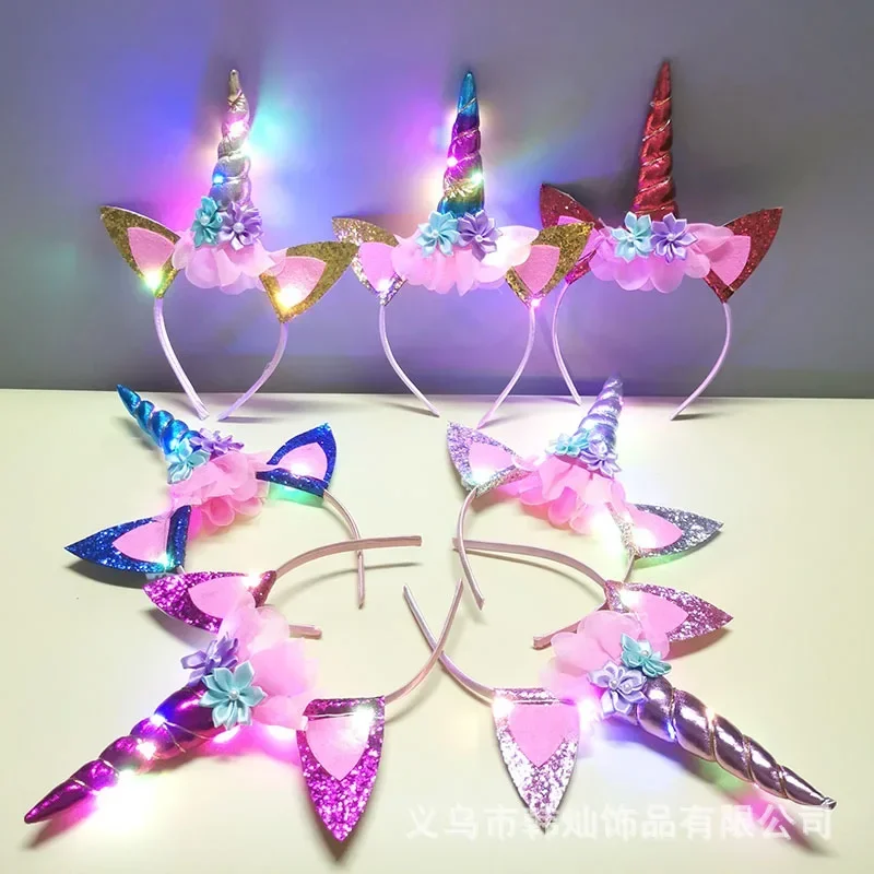 Unicorn Wings For Girls Princess Costume Accessories Unicorn Cosplay Wings Hairband For Kids Unicorn Theme Birthday Party Decor