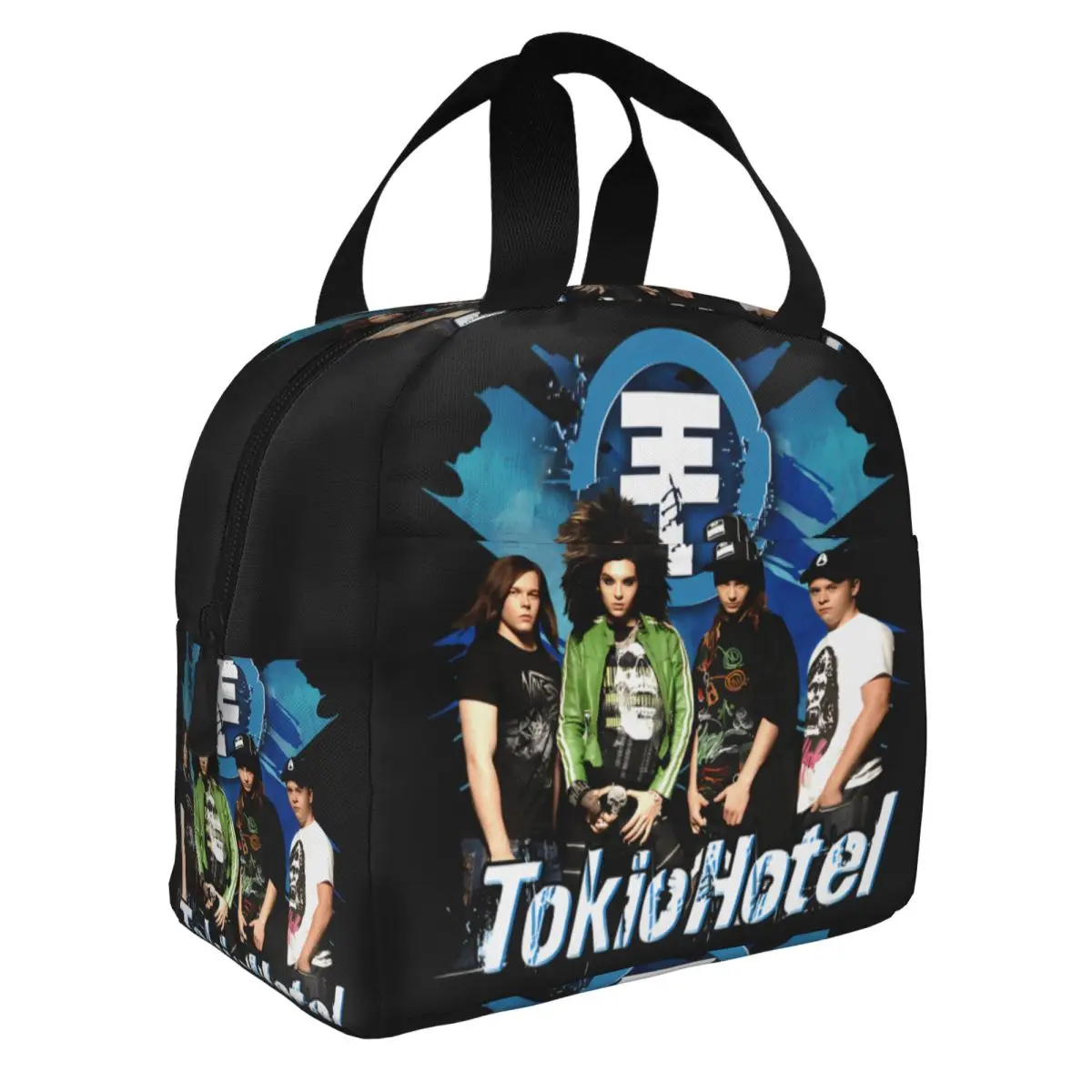 Tokio Hotels Heavy Metal Pop Rock Thermal Insulated Lunch Bag Women Resuable Lunch Tote School Office Outdoor Storage Food Box