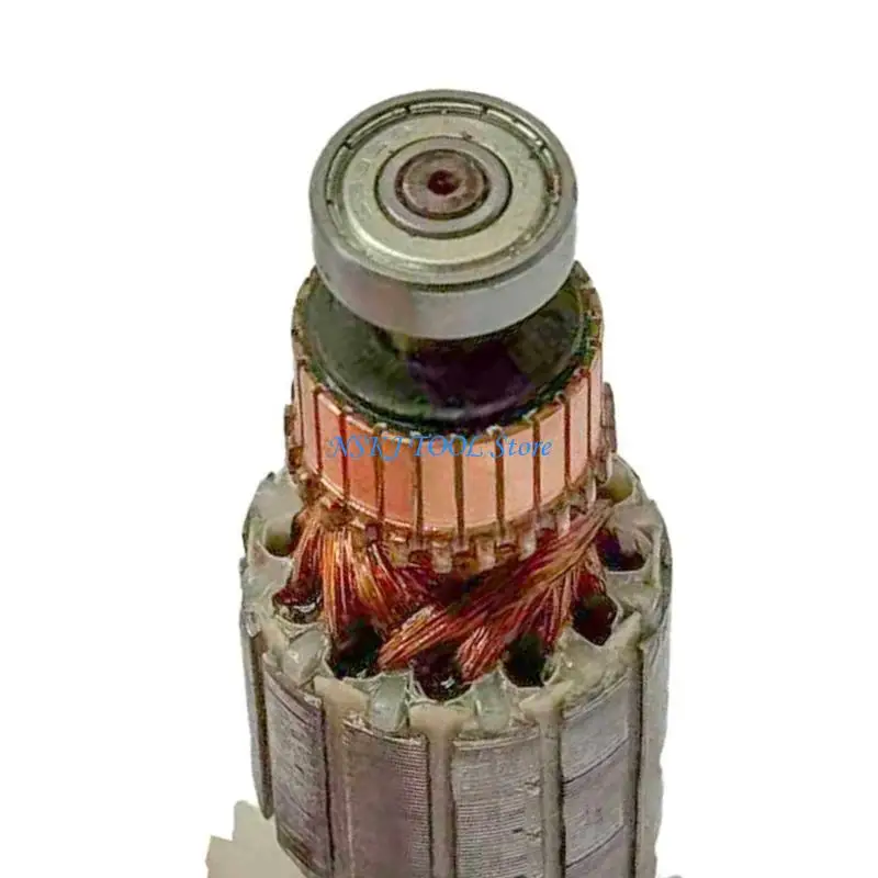 L8RC Precise Crafted 10mm Copper Drill Rotor for Smooth and Accurate Operation in Electric Drills Incorporating 6 Teeth and 608
