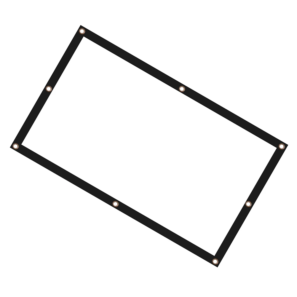 Portable Projector Screen 120 Inch Foldable Polyester Outdoor Indoor Theater Camping Travel High Definition Projection Soft