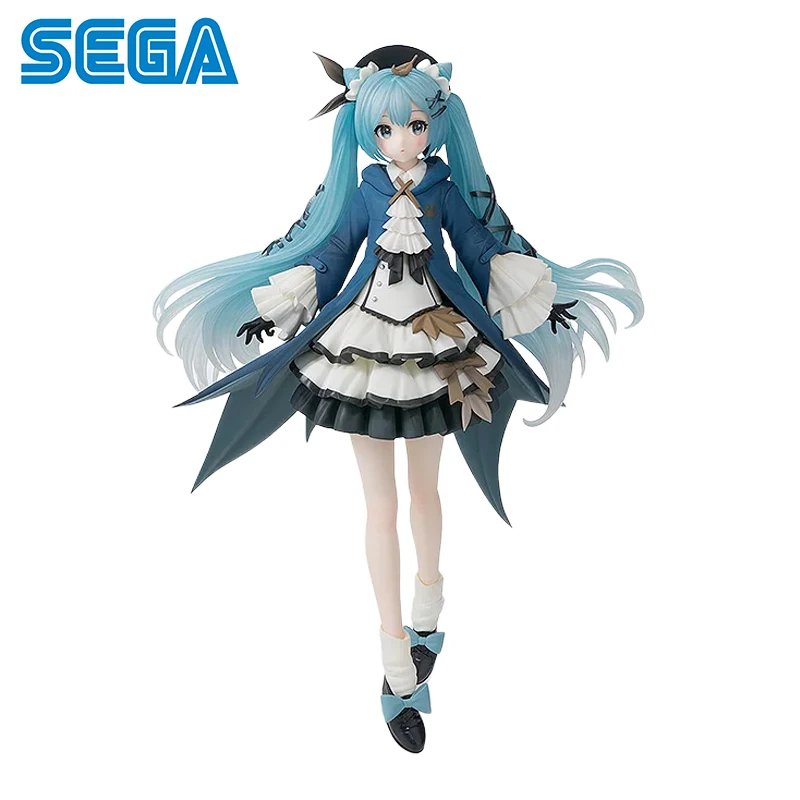 Original SEGA S-FIRE Hatsune Miku Autumn Travel Action Anime Figure PVC 22cmCollectible Model Statuette Toys Ornament Gifts