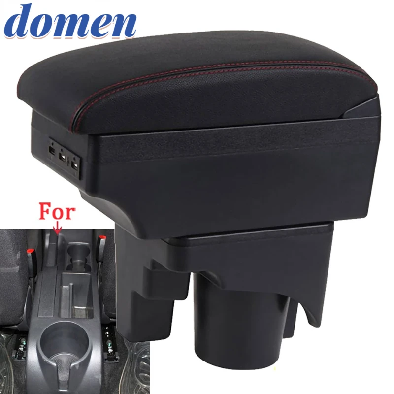 

For Volkswagen Golf 6 Armrest box Car Armrest Interior details Retrofit parts Storage box car accessories USB