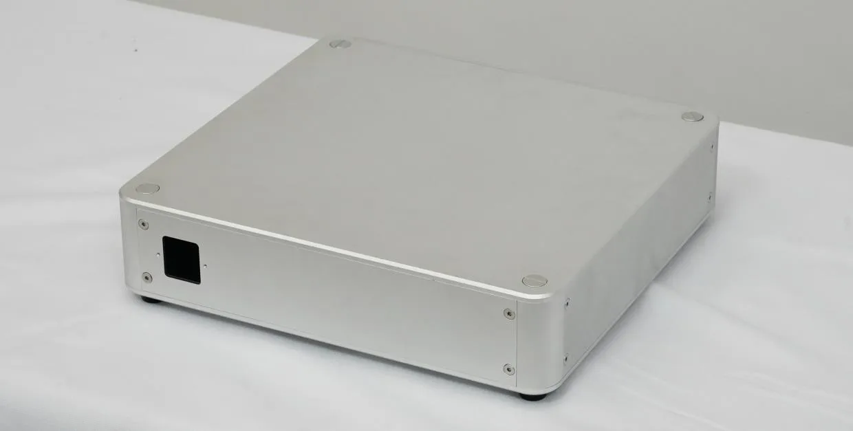 BZ3207R Rounded All Aluminum Chassis DIY HiFi Audio Amplifier Case Pre-Amp Enclosure