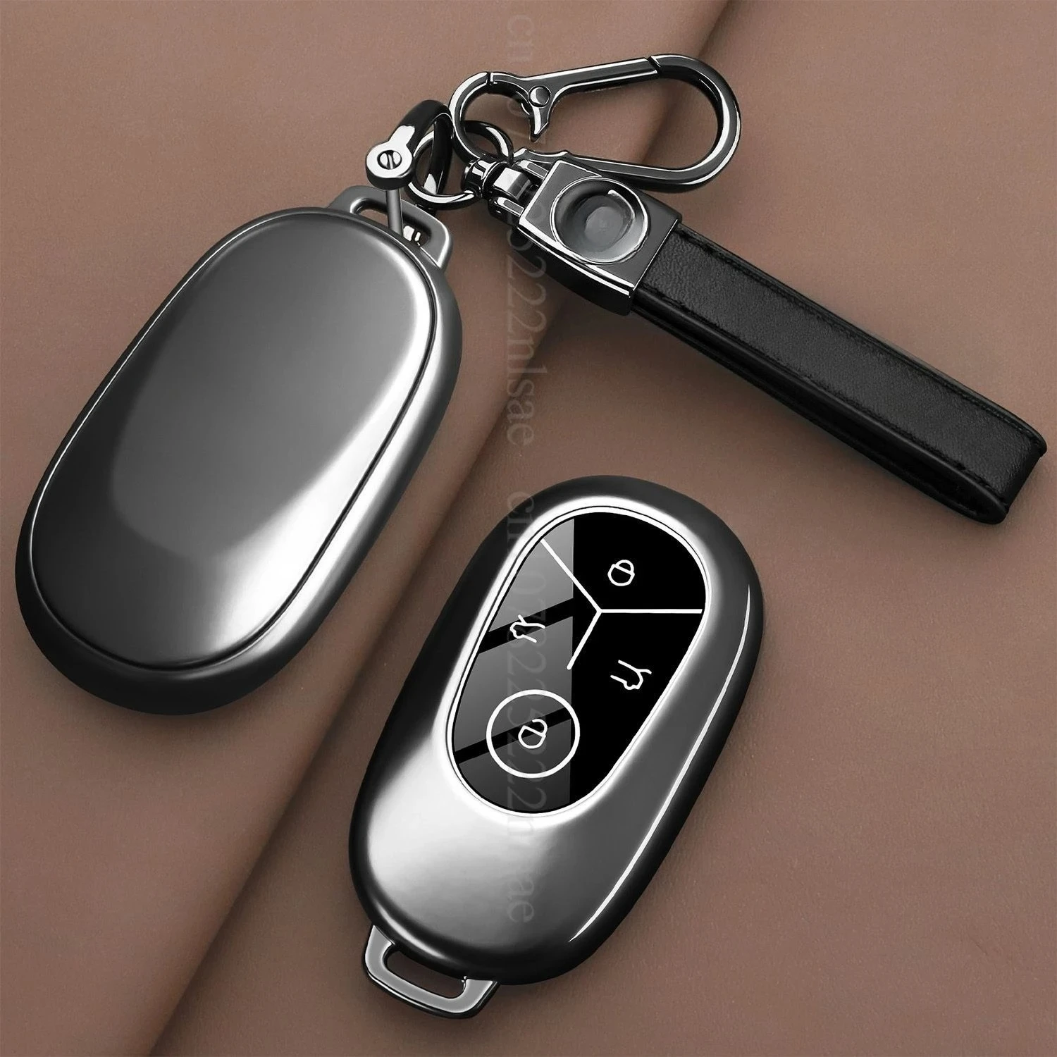 Car Key Case Buckle Car Key Case for Geely EX2 2025 2026 Key Case for Car Organizer Keychain Covers  Interior Accessories