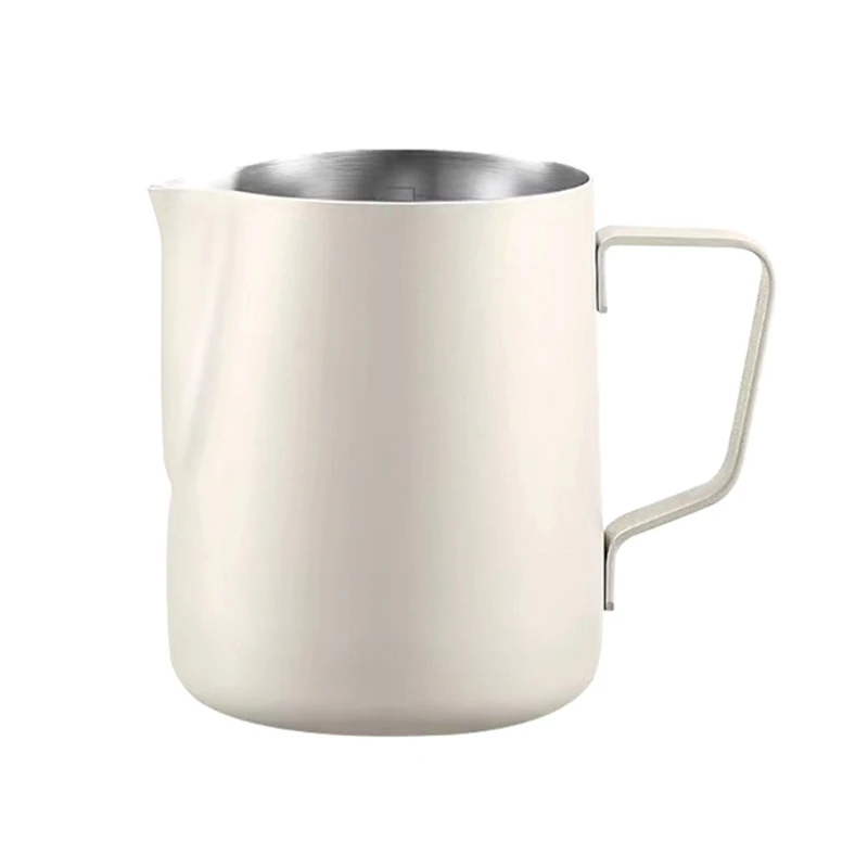 

Milk Frothing Jug Spout Latte Art Jug Round Spout Latte Art Jug Milk Pitcher Frother Professional Barista Milk Steaming Jug