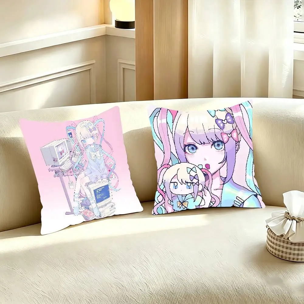 K-kangel N-needy Printed Pillow Cover Cushion Case Simple Sofa Pillow Case No Pillow Core