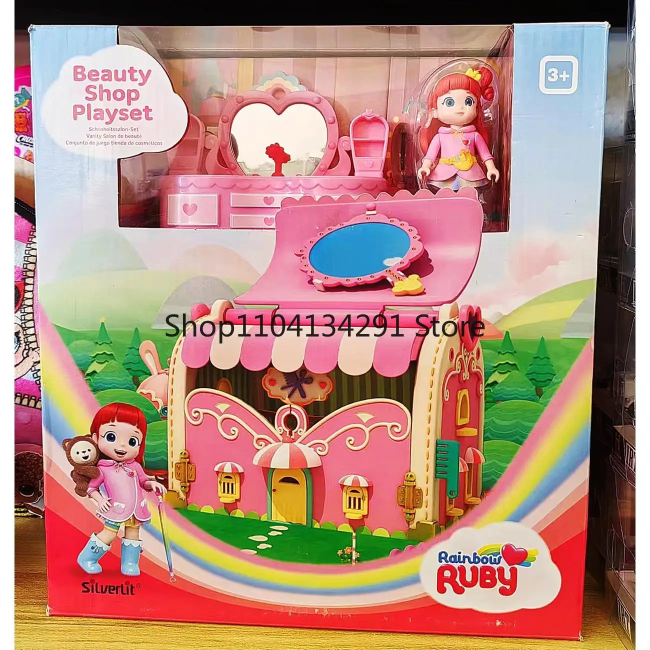 

Оригинальная сумка с радужным рубином, игровой набор, Радужный детский подарок на день рождения, игровой набор, коллекция игрушек, фигурка