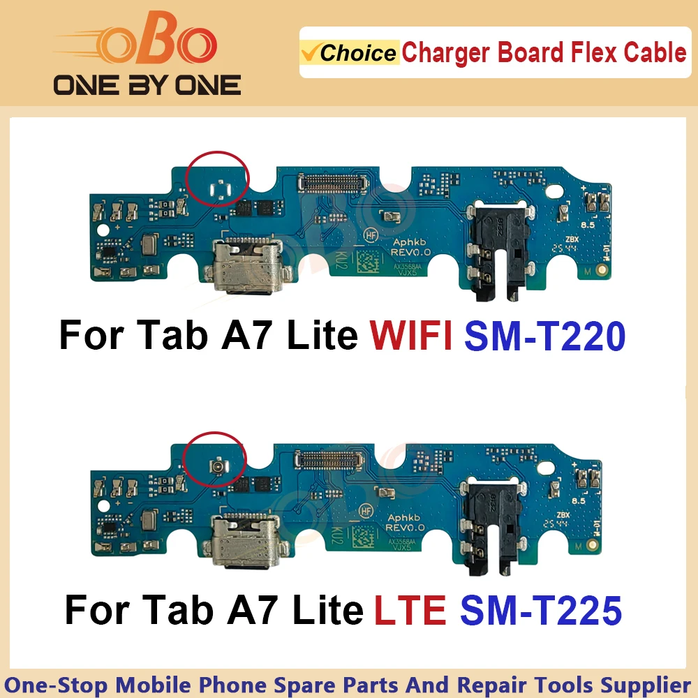 Placa de Carga USB Flexible para Samsung Galaxy Tab A7 Lite Wifi LTE SM-T220 SM-T225, Conector de Puerto de Carga, Cable Flexible de Repuesto
