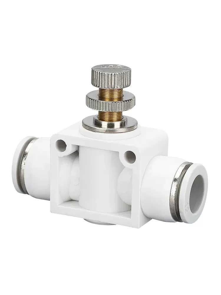 PA tracheal quick insertion pneumatic connector LSA pipeline type throttle valve pneumatic connector pressure switch cylinder