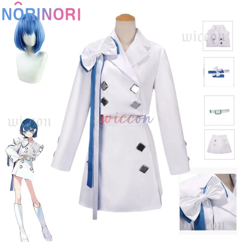 Киритани Харука Косплей Аниме Проект Sekai Красочная сцена БОЛЬШЕ БОЛЬШОЙ ДжиМП Костюм Парик Хэллоуин Вечерние наряды для женщин