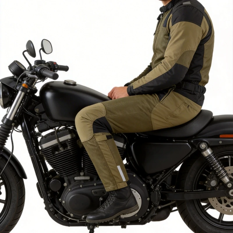 

Summer Breathable Motorcycle Pants CE Protection Men Motorbike Safety Trousers Knight Outdoor Sport Trousers Black Army Green